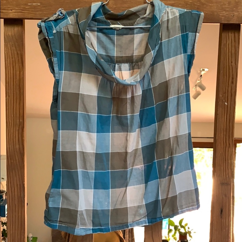 Fossil cowl neck top